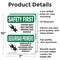 Signmission Safety Culture Sign, 7 in Width, Aluminum, Rectangle, Bilingual OS-2PACK-SF-A-710-L-10794 - alternate 8